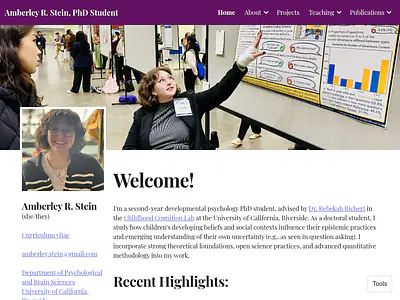 Amberley R. Stein, PhD Student