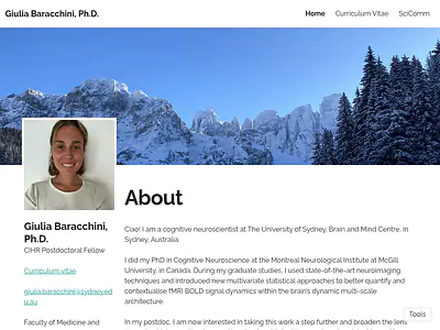 Giulia Baracchini, Ph.D.