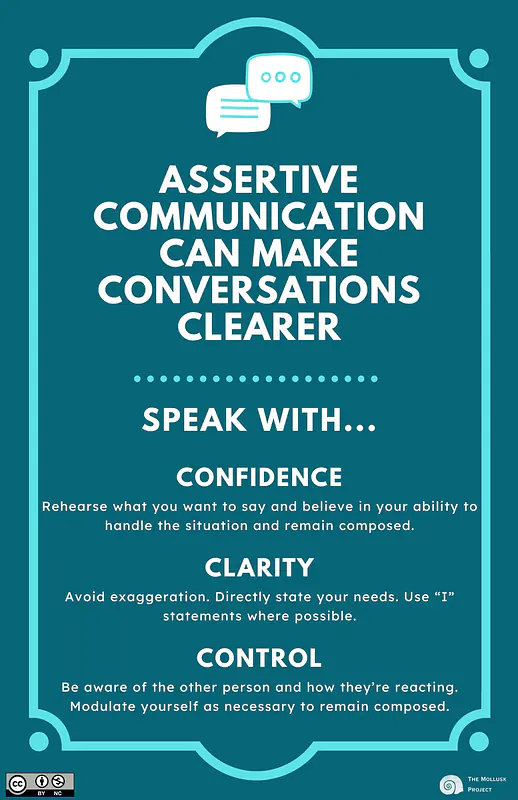 11x17in assertive communication poster