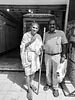 Father with fake Gandhi in Madurai, August 16th 2023