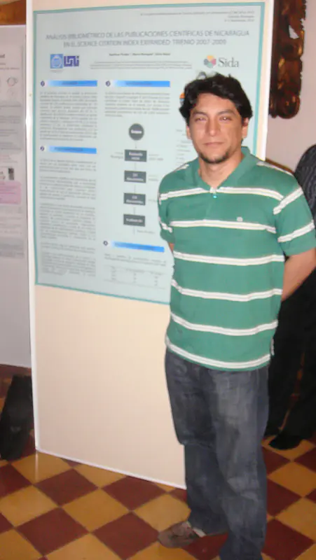 Poster Presentation at the 1st Latin-American Multidisciplinary Congress of Applied Sciences (COMCAPLA) 2010, La Gran Francia Hotel, in Granada, Nicaragua