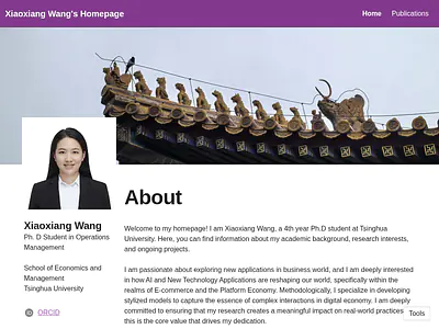 Xiaoxiang Wang's Homepage