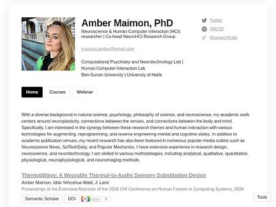 Amber Maimon, PhD
