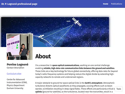 Dr. P. Lognoné professional page