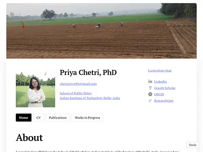 Priya Chetri, PhD