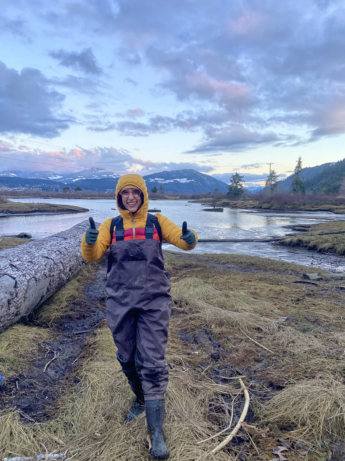 Working on a paleoseismology survey in BC, Canada (2023)