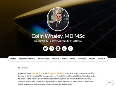 Colin Whaley, MD MSc