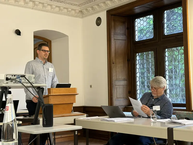 Presenting "Socrates on the Fear of Death and Overcoming It," Gießen, Germany, June 2024
