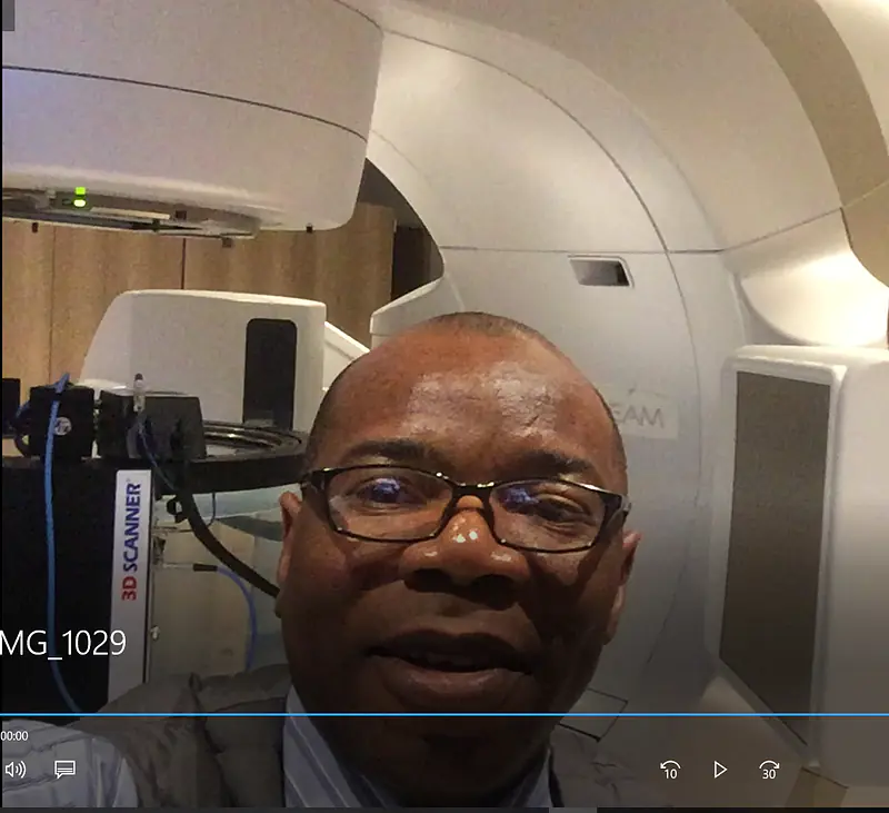 Working on a Linac for Radiotherapy
