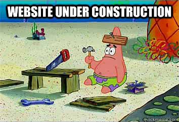 The image shows a meme of Patrick Star, who tries to build something out of wood, but apparently has no idea what he is doing. Somehow this meme feels like my first years as a phd student.