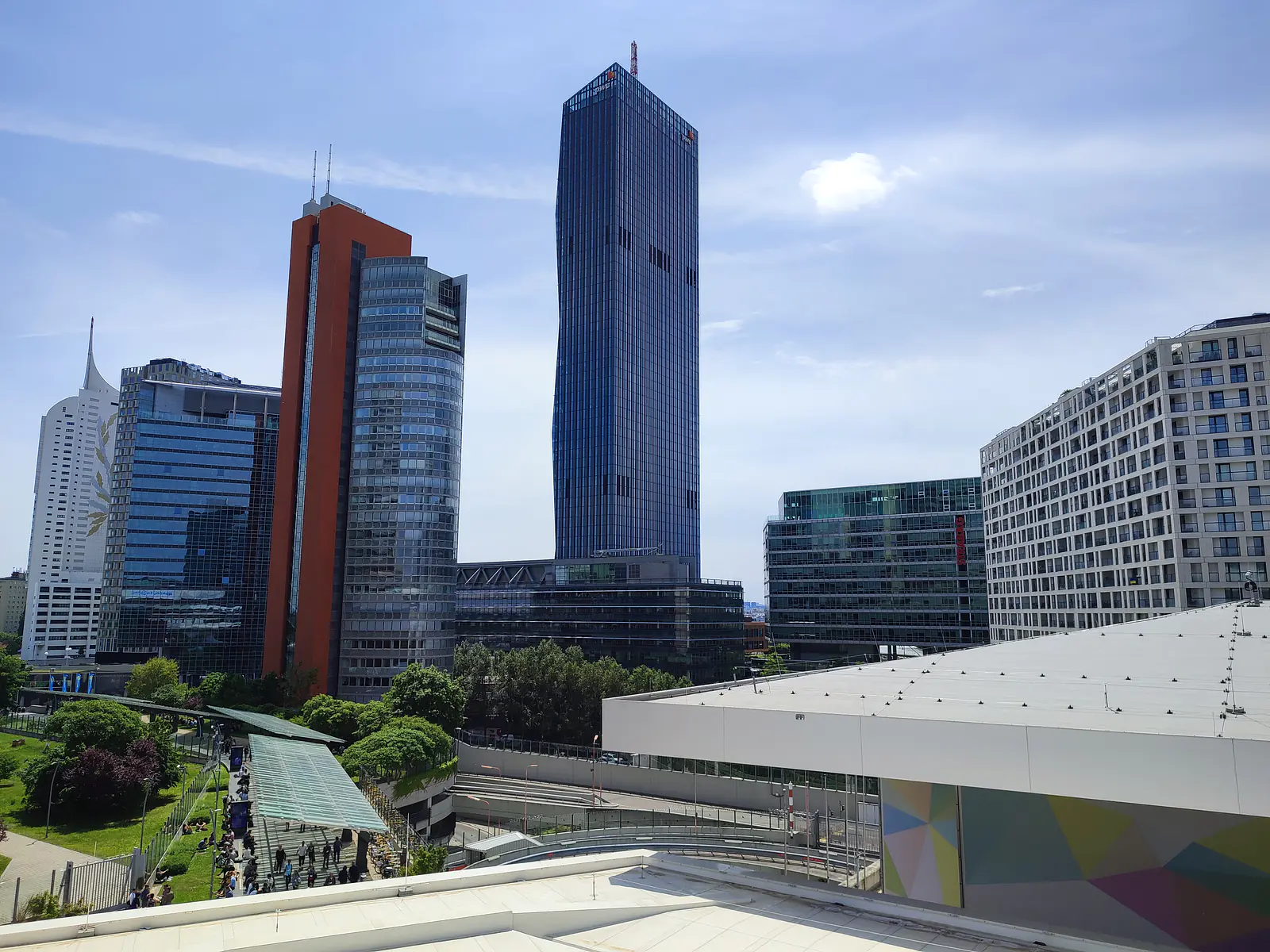Austria, Vienna (2022): Geoscientists might recognize this place immediately - view from the Austria Center Vienna congress center during EGU2022