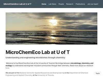MicroChemEco Lab at U of T