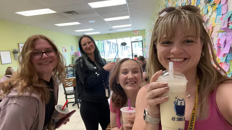 The teams favorite treat - bubble tea (Always, every year)