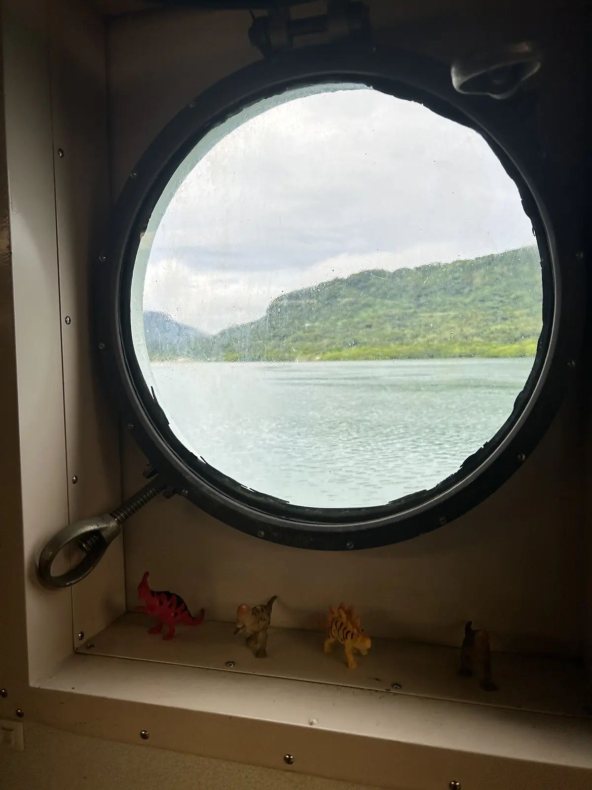 Port hole view from the R/V Thomas G Thompson in Micronesia (2024)
