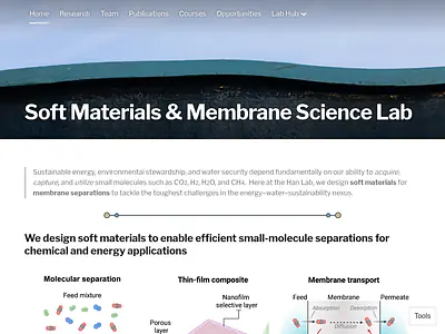 Soft Materials & Membrane Science Lab