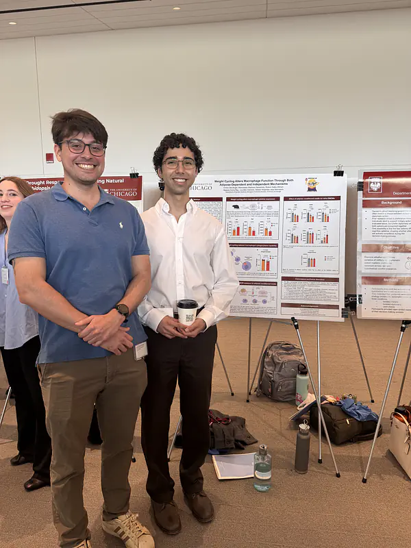 Mentor and Mentee — Wenceslao (left) and Emilio (right)