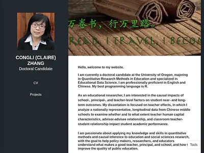 CONGLI (CLAIRE) ZHANG