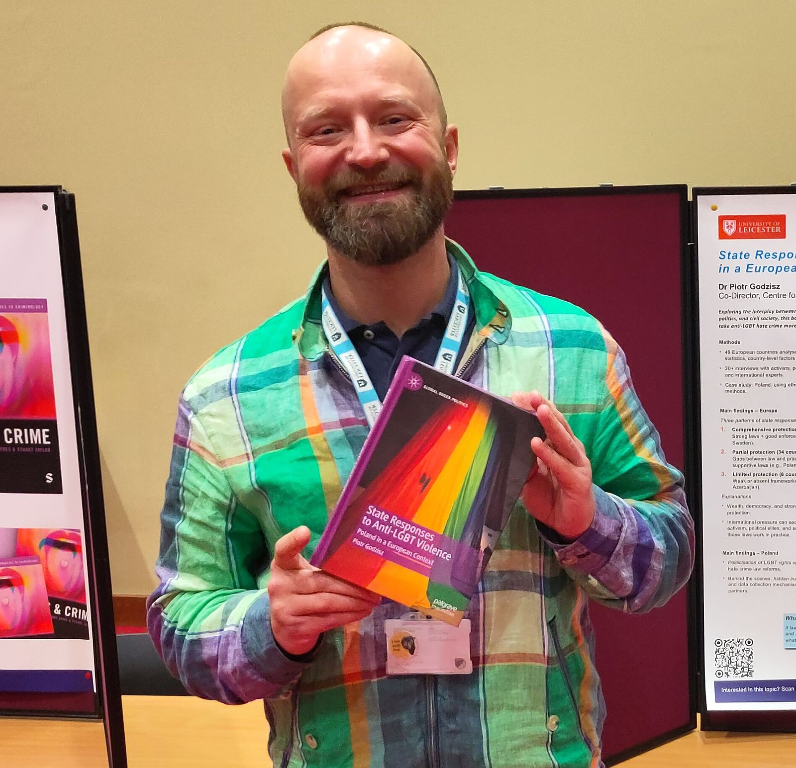 Man holding a book