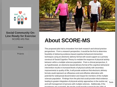 Social Community On-Line Ready for Exercise