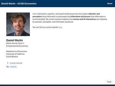  Daniel Martin - UCSB Economics