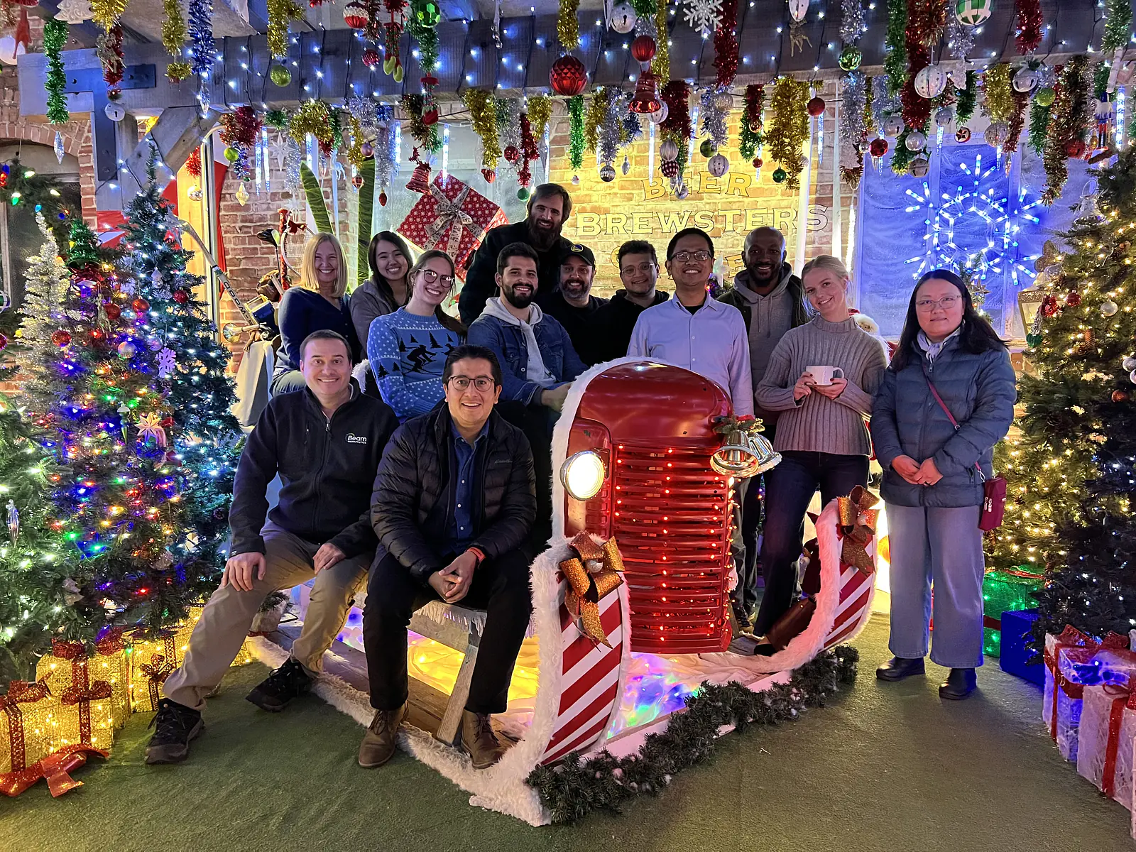 Ellerby Lab holiday dinner (2024)