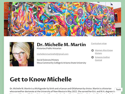 Dr. Michelle M. Martin