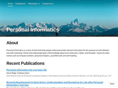 Personal Informatics