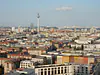 Germany, Berlin (2018): View from the Global Tower at Potsdamer Platz towards the city centre