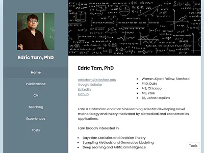 Edric Tam, PhD