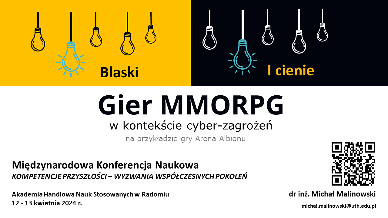 Blaski i Cienie gier MMORPG w kontekście cyberzagrożeń