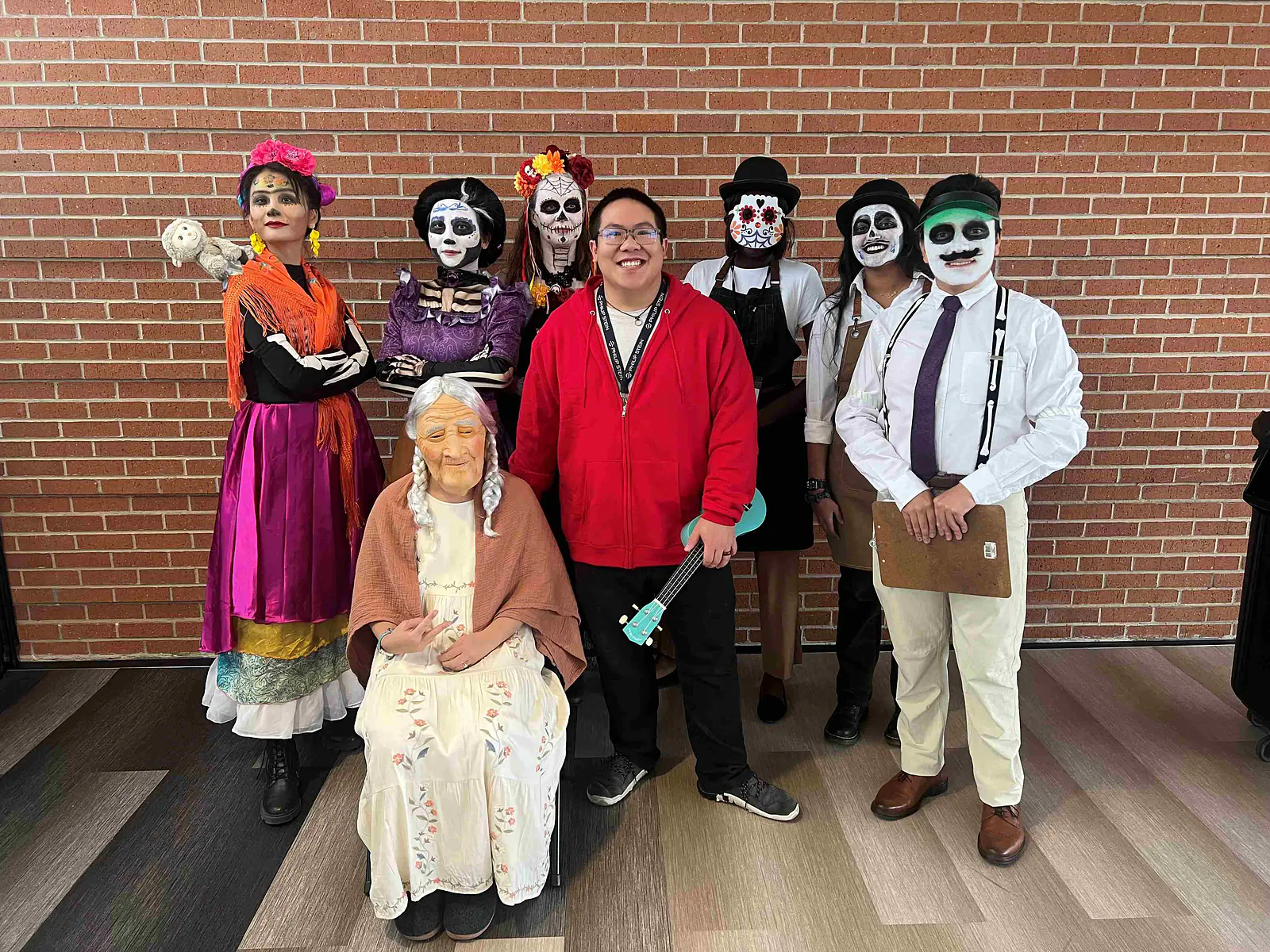 The whole lab did Coco for Halloween 2024