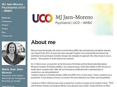 MJ Jaen-Moreno · Psychiatrist | UCO – IMIBIC
