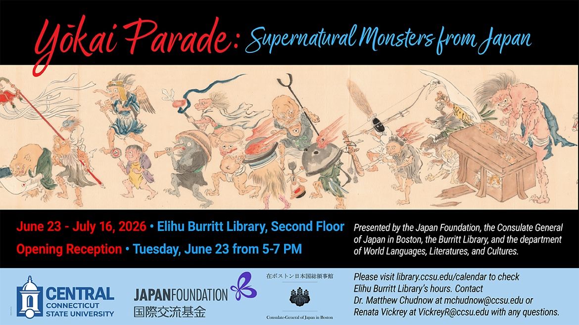 “Yokai Parade: Supernatural Monsters from Japan,” at Central Connecticut State University