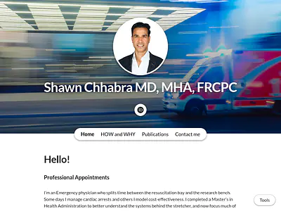 Shawn Chhabra MD, MHA, FRCPC