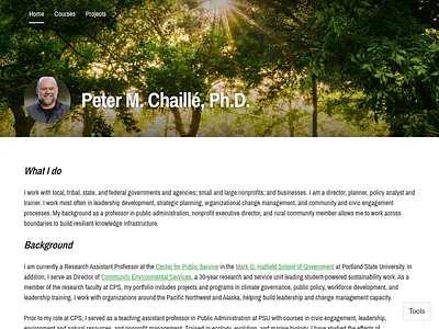 Peter M. Chaillé, Ph.D.