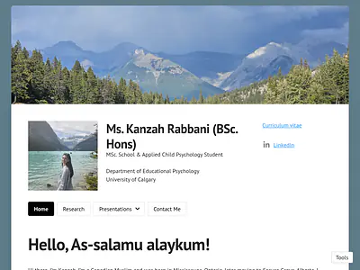 Ms. Kanzah Rabbani (BSc. Hons)
