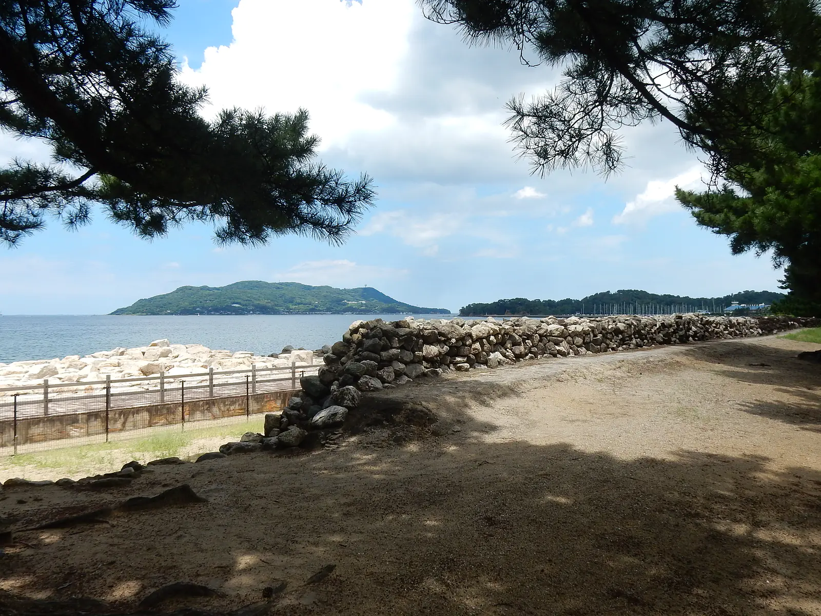 Japan, Fukuoka (2019): This wall at Hakata Bay is a remaining defensive structure used by the Japanese during the attempted Mongol Invasion under Kublai Khan in the 13th century