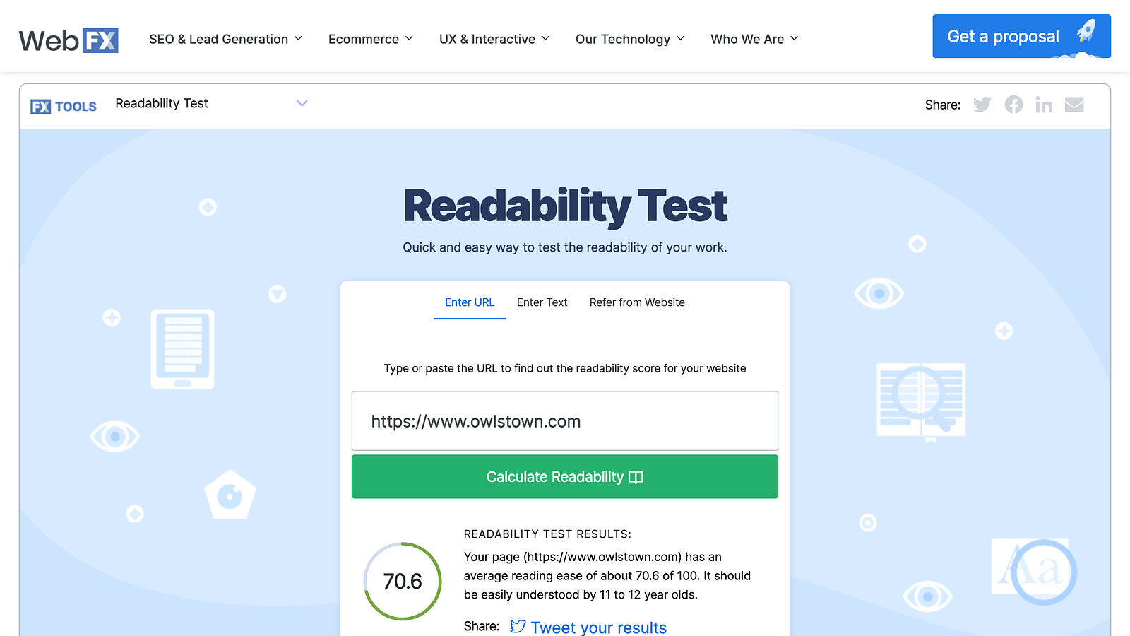 Readable by WebFX