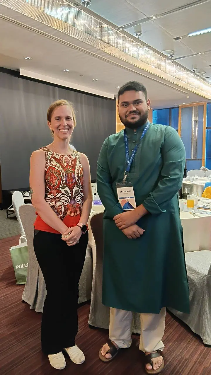 With Graziele Grilo, Program Officer, Johns Hopkins Bloomberg School of Public Health