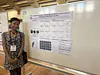 Mars presenting their poster at the American Society of Mammalogy
