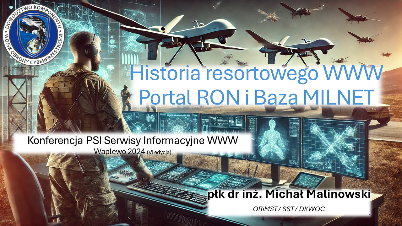 Historia Resortowego WWW, Portal RON i Baza MILNET