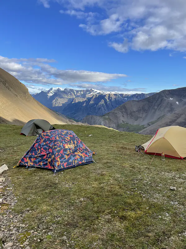 Our campsite in Alaska.